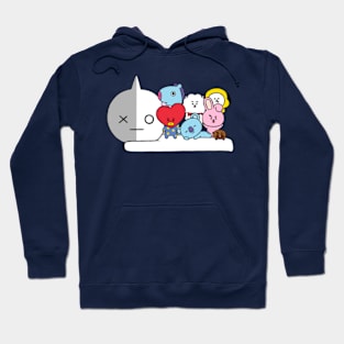 BT21 TO THE MOON ARMY Hoodie